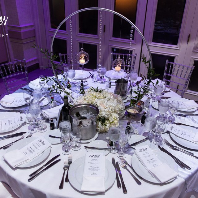The Paragon Room offers table designs set to meet 