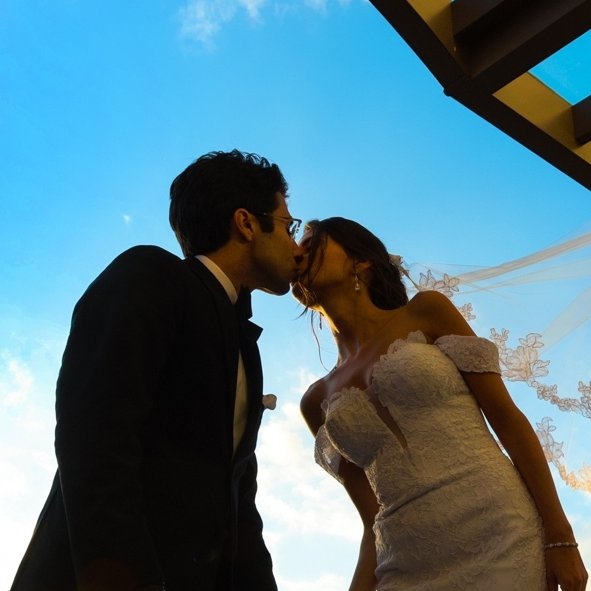 whispers of 'I do' under a sky of wonder and endle