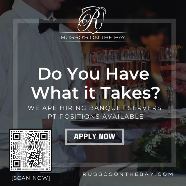 [WE'RE HIRING NOW] Russo’s On The Bay and Vetro Re