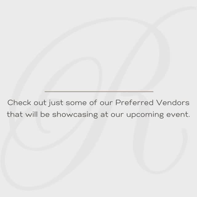 Preferred Vendor Spotlight! 

As our Preferred Ven