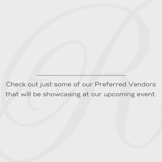 Preferred Vendor Spotlight!
 
Today’s Spotlight Ve