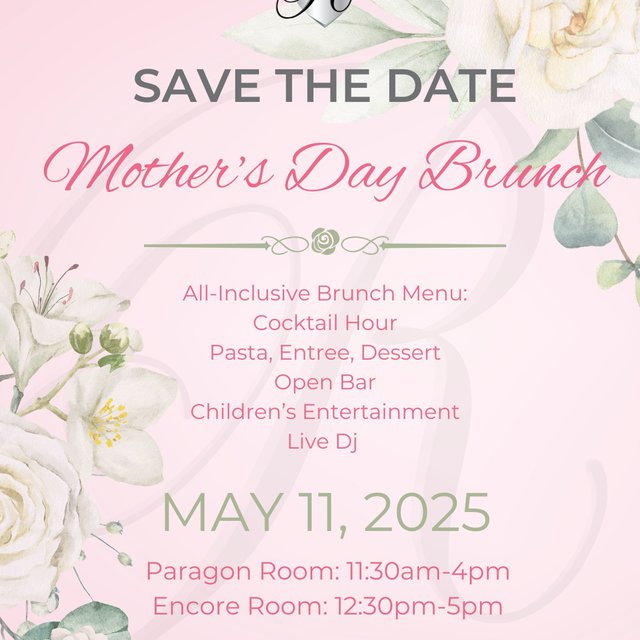 🌸 Save the Date! 🌸

Celebrate Mother's Day in styl